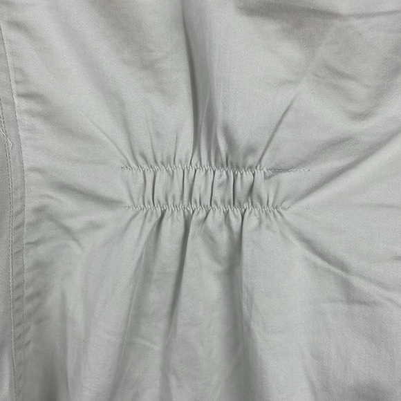 Coldwater Creek Khaki Cotton Spandex Button Up Jacket w/ Pockets Size 10 - Picture 9 of 13